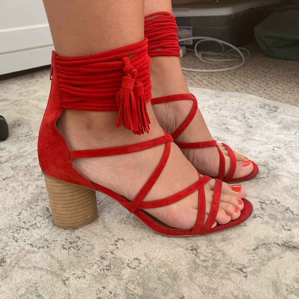 Jeffrey Campbell red heels